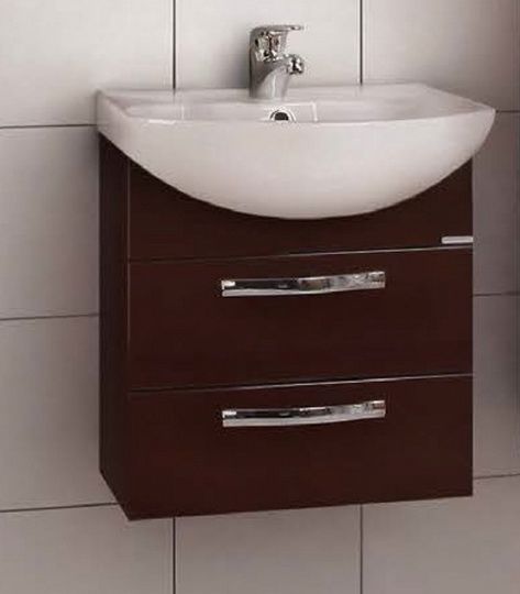 Тумба под раковину Акватон Ария 50 цвет Коричневый 1A140001AA430