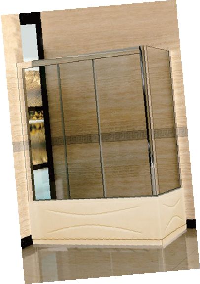 Шторка на ванну RGW SC-81 (RGW SC-41+RGW Z-52) 04118188-51