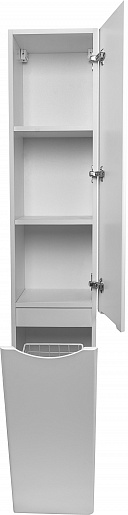 Колонна универсальная Style Line "Бергамо" с корзиной, белый, PLUS Колонна универсальная Style Line "Бергамо" с корзиной, белый, PLUS