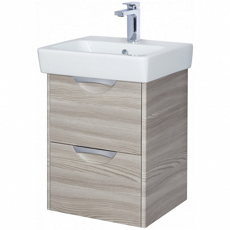 Тумба с раковиной Акватон Сильва 50 1A2117K1SIW60, дуб фьорд