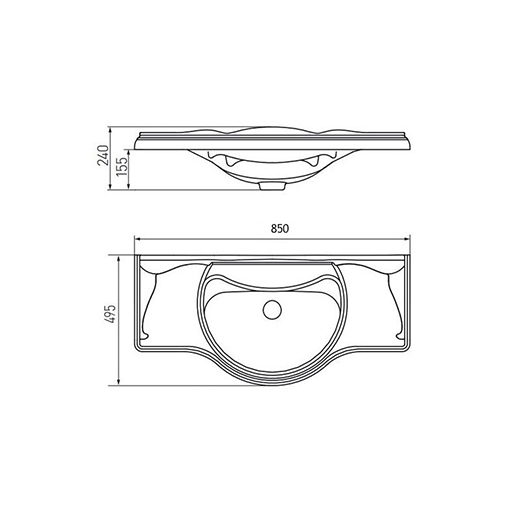 Раковина Акватон America 7327206000