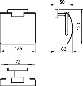 Держатель туалетной бумаги Langberger Alster 10941A
