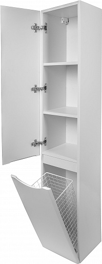 Колонна универсальная Style Line "Бергамо L" с корзиной, белый, PLUS Колонна универсальная Style Line "Бергамо L" с корзиной, белый, PLUS