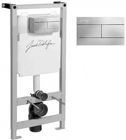 Система инсталляции на 3/6 литра, в сборе, ширина 500 мм в комплекте с панелью смыва E4316-CP