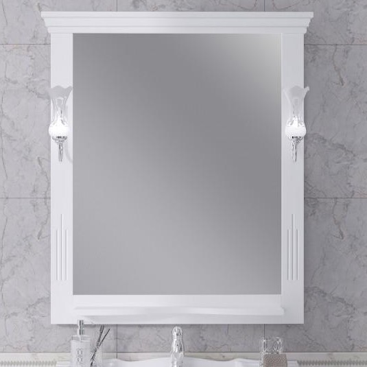 Зеркало Opadiris Риспекто 85, цвет 9003, с выключателем, 00-00007063 Зеркало Opadiris Риспекто 85, цвет 9003, с выключателем, 00-00007063