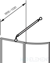 Шторка на ванну Ravak B120000001