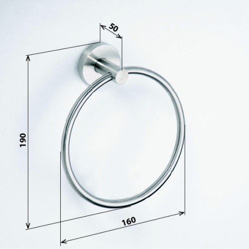 Кольцо для полотенец 160x55мм