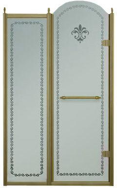 Душевая дверь в нишу Cezares Retro-B-11-120-PP-Br-R