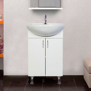 Тумба с раковиной 1 Orange Роса 50 белая