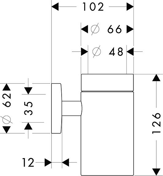 Стакан Hansgrohe Logis