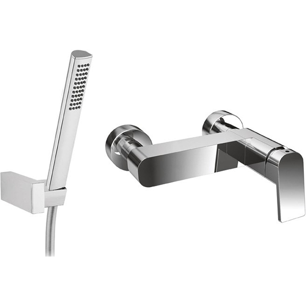 TREND-DDM-01-Cr Смеситель для душа однорычажный в комплекте с ручным душем, хром, ручки хром TREND-DDM-01-Cr Смеситель для душа однорычажный в комплекте с ручным душем, хром, ручки хром