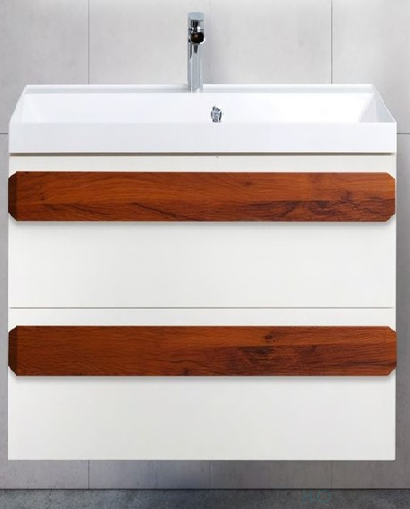 Belbagno База под раковину подвесная с двумя выкатными ящиками, AURORA-700-2C-SO-BO