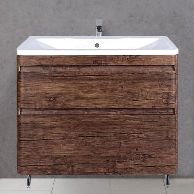 Тумба для комплекта Style Line Атлантика 80 Люкс Plus, напольная, старое дерево