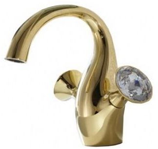 Смеситель BRAVAT SWAN F14287G для раковины