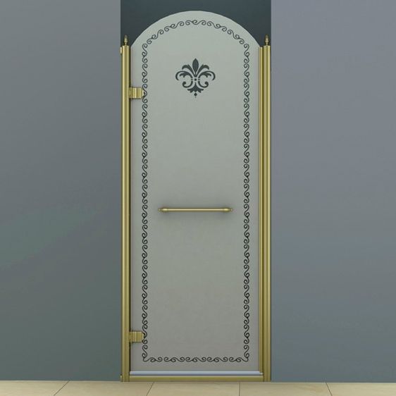 Душевая дверь в нишу Cezares Retro A B1 90 CP Br L