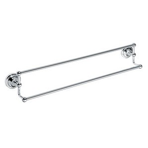 Полотенцедержатель Retro двойной  665x125x115мм, хром