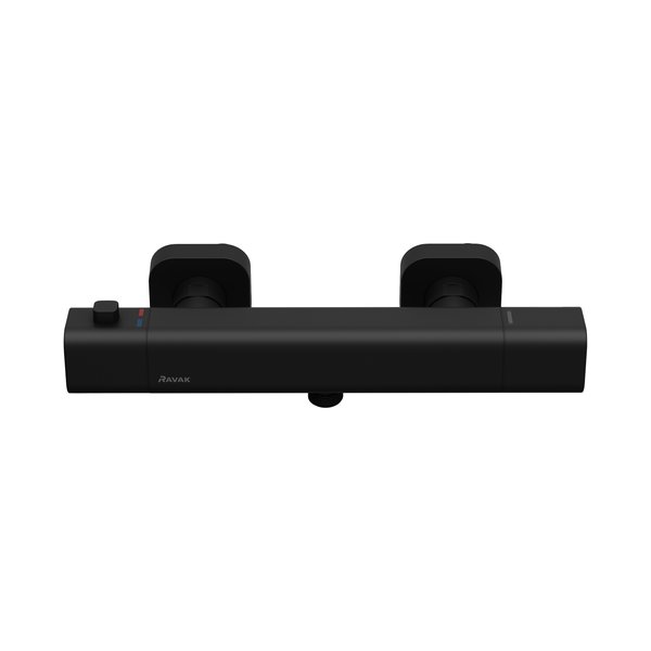 Смеситель настенный термостатический для душа без гарнитуры TD F 033.20/150 черный Смеситель настенный термостатический для душа без гарнитуры TD F 033.20/150 черный