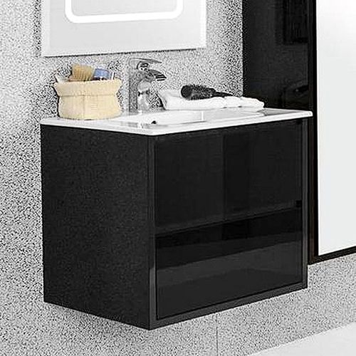 Тумба под раковину Акватон Римини 1A138301RN950, цвет Черный