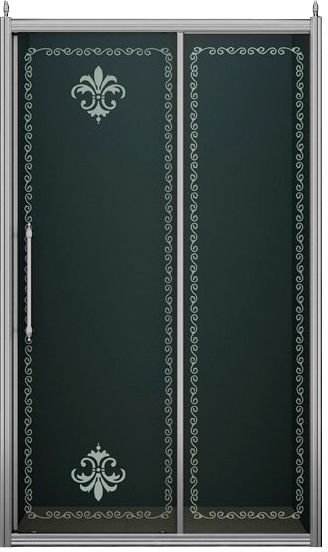 Душевая дверь в нишу Cezares Retro scorrevole BF1 120 CP Cr