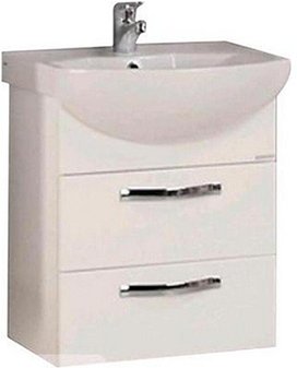 Тумба с раковиной Акватон Ария 50 М 1A1400K0AA010, белый