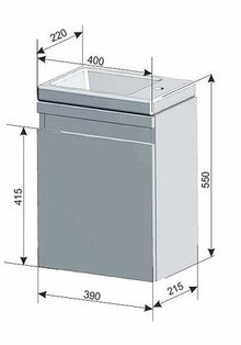 Тумба для комплекта Style Line Compact 40 Люкс, венге
