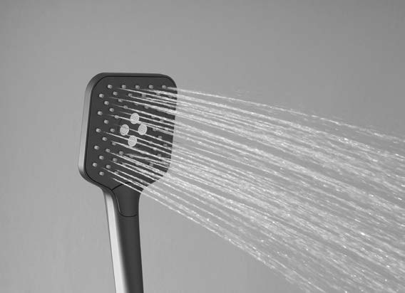 Душевая стойка Vincea Cube VSFS-1C1MB с изливом, черный