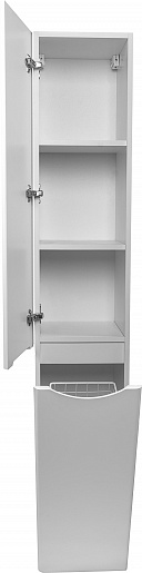 Колонна универсальная Style Line "Бергамо L" с корзиной, белый, PLUS Колонна универсальная Style Line "Бергамо L" с корзиной, белый, PLUS