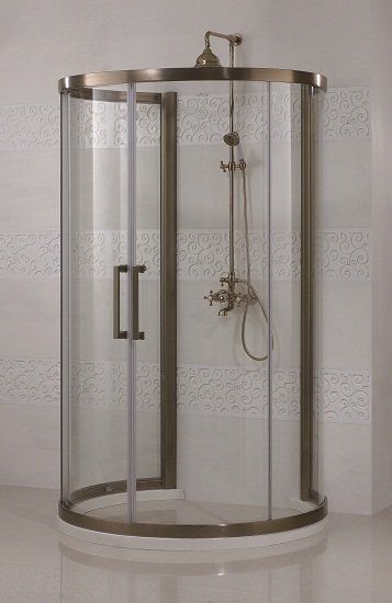 Cezares Modena-O-2-123/110-C-Br душевой уголок