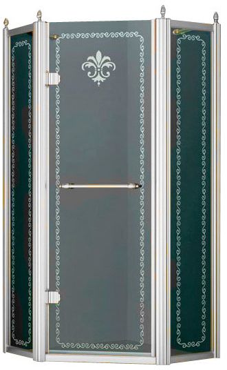 Душевой уголок Cezares Retro P1 90 CP Cr L