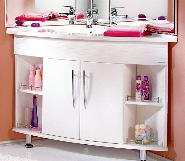 Тумба под раковину Акватон Лас-вегас 1A050901LA01L цвет Белый