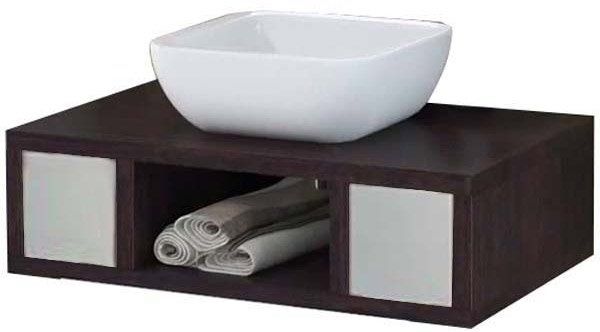 Тумба под раковину Акватон Интегро 80 (1A143001INH10) венге шпон