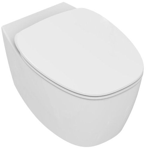 Подвесной унитаз Ideal Standard Dea T348801 безободковый, с сиденьем микролифт