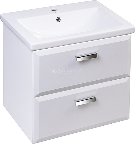 Тумба для комплекта Style Line Лотос 60 Люкс Plus подвесная, белая