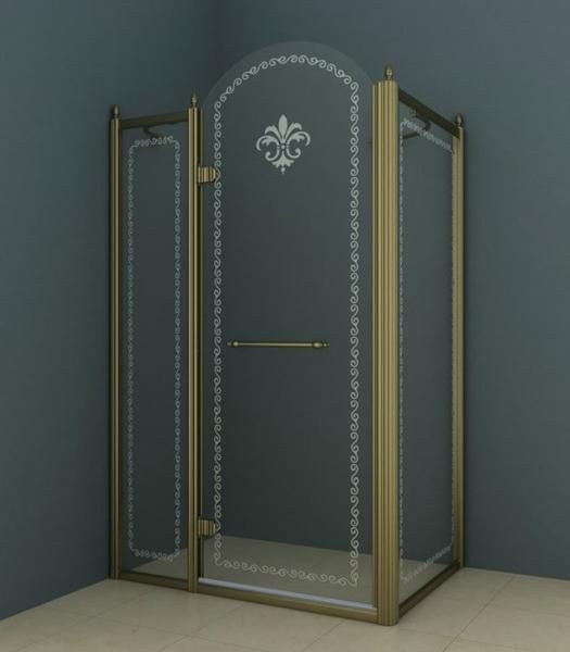 Cezares Retro-AH-12-120/100-PP-Cr-L душевой уголок