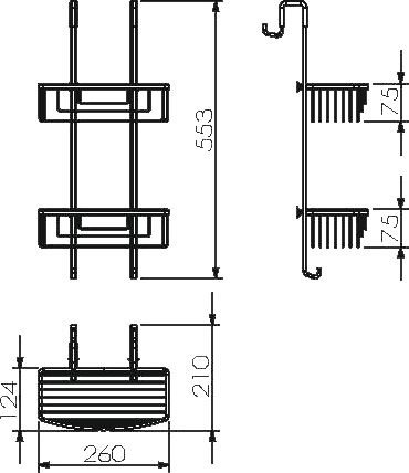 Полка Langberger 70264