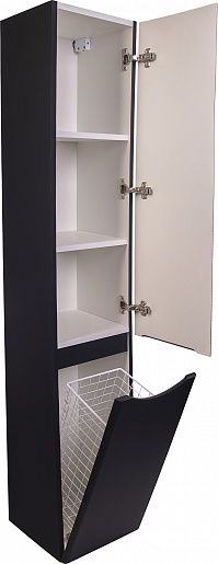 Колонна универсальная Style Line "Бергамо" с корзиной, черный, PLUS Колонна универсальная Style Line "Бергамо" с корзиной, черный, PLUS