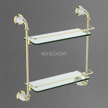 Полка стеклянная ART&MAX BIANCHI AM-E-2611-D-Do, Золото