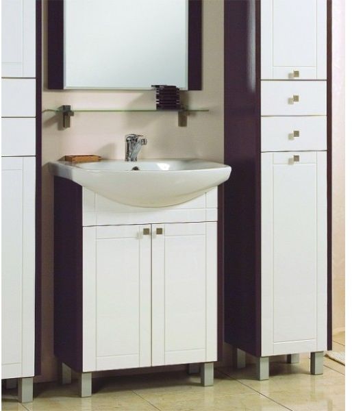 Тумба под раковину Акватон Альпина 65 цвет Венге 1A133401AL500