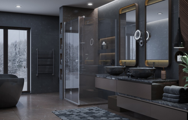 Душевое ограждение Ambassador Diamond 12011106L (1000x1000x2000)