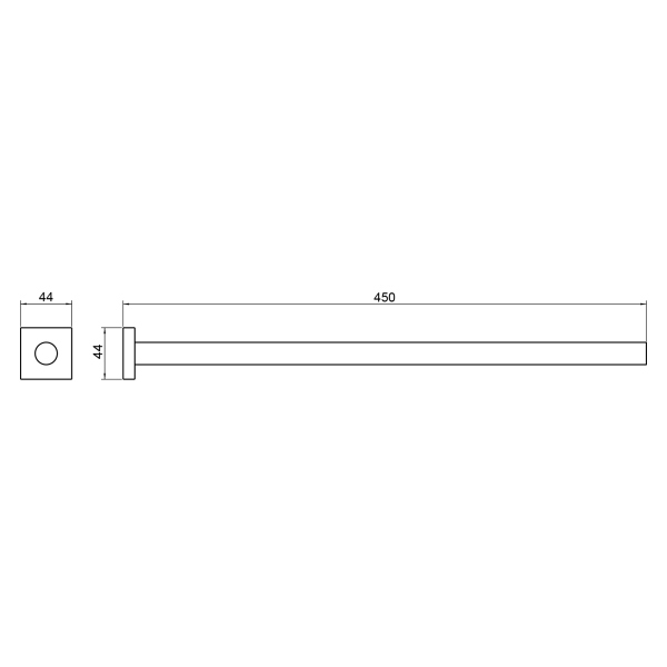 Полотенцедержатель Timo Selene хром (10055/00)