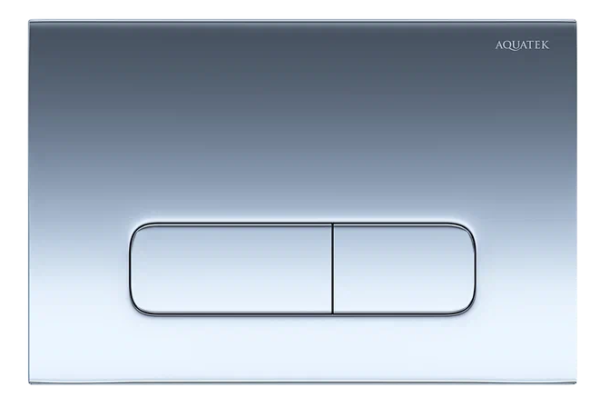 KDI-0000016 (002B) Панель смыва Хром глянец (клавиши прямоугольные)