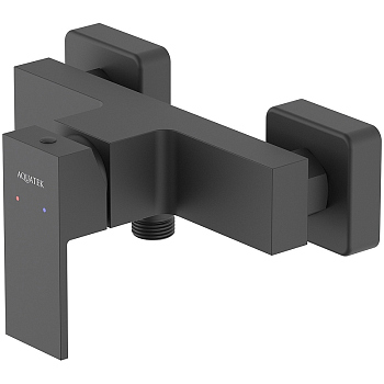 Смеситель для душа Aquatek Либра AQ1660MB Черный матовый