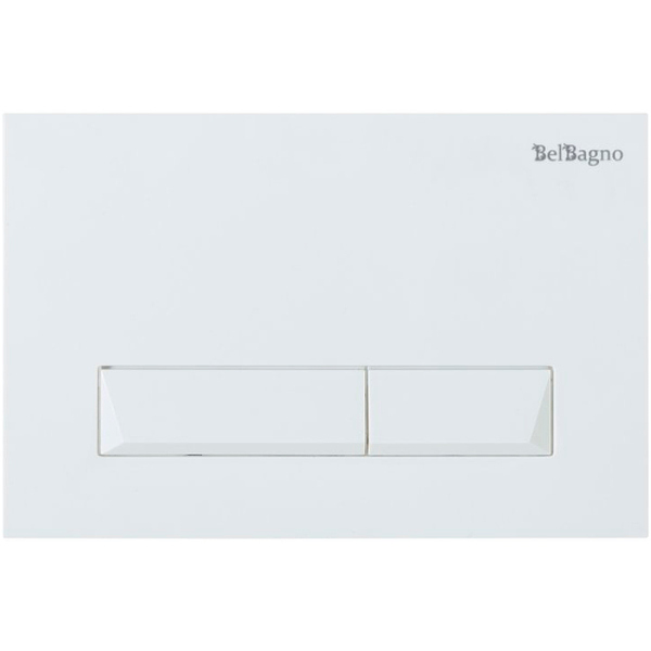 Кнопка смыва BelBagno MARMI, цвет-белый, BB009-MR-BIANCO