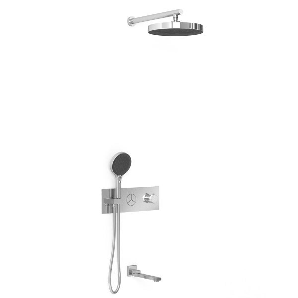Душевой комплект Vincea VSFW-432TI2CH встраиваемый, хром