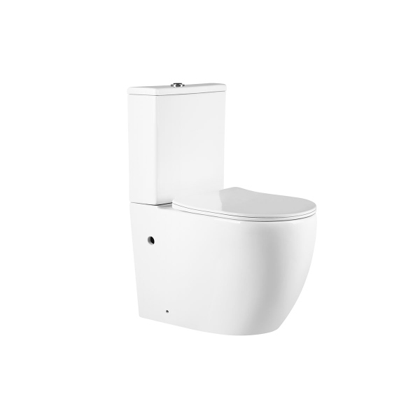 Унитаз-компакт Vincea Evo VT2-34 безободковый, белый, Geberit, ультратонкое сиденье soft-close