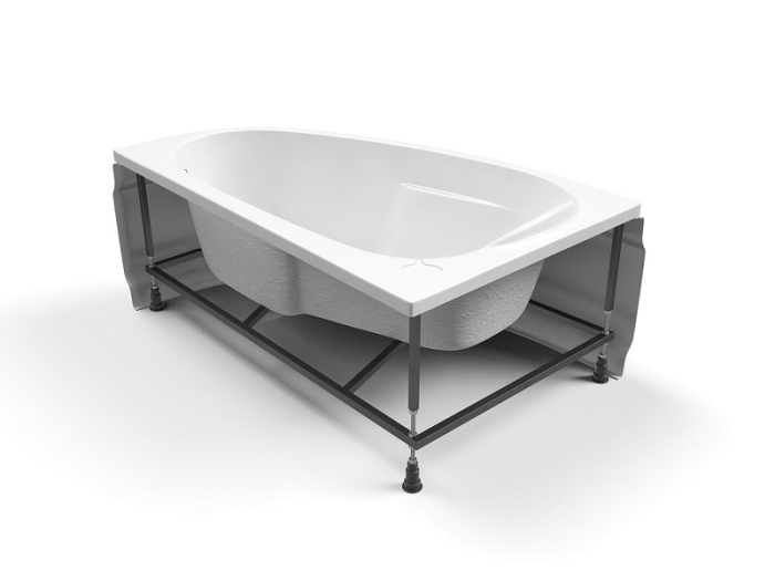 Ванна Cersanit асимметричная JOANNA 150x95 правая