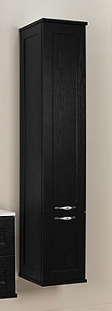 Шкаф-колонна Акватон Леон 1A186503LBPT0 цвет Черный