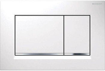 Кнопка смыва Geberit Sigma 30 115.883.KJ.1 белый / хром