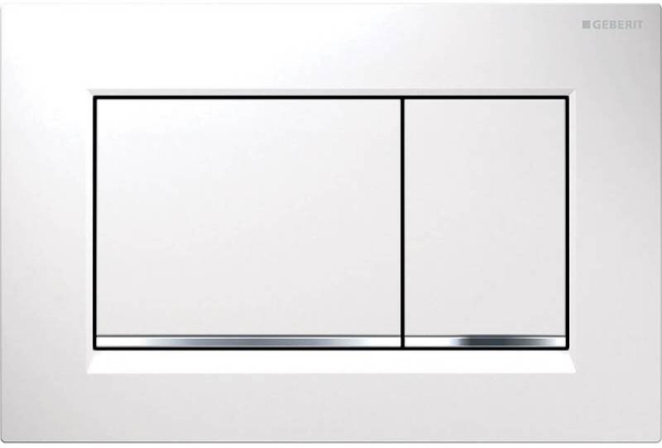 Кнопка смыва Geberit Sigma 30 115.883.KJ.1 белый / хром