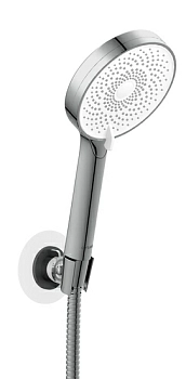 Душевая лейка с держателем Cersanit FERRO 3 режима шланг 150 металл круг Душевая лейка с держателем Cersanit FERRO 3 режима шланг 150 металл круг